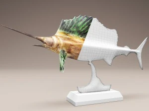 pesce spada Modello 3D