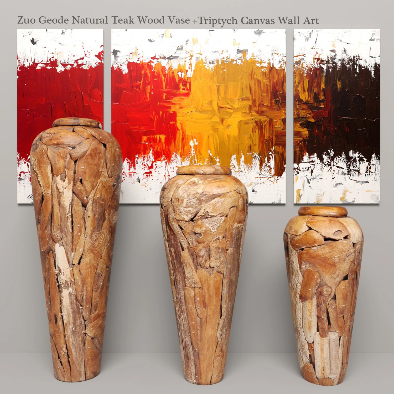 collection of wooden vases 3D Model .c4d .max .obj .3ds .fbx .stl .blend 