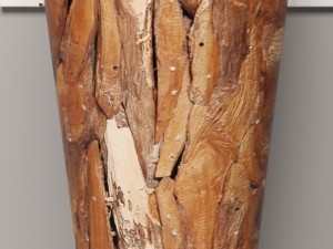 collection of wooden vases 3D Модель