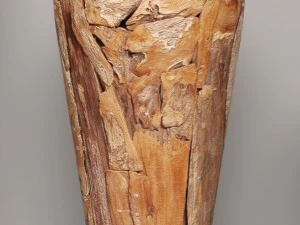 collection of wooden vases 3D Model