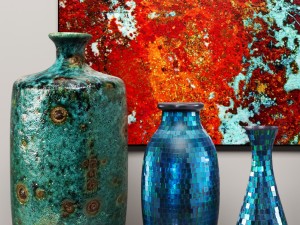 collection vases Model 3D