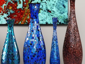 collection vases Model 3D