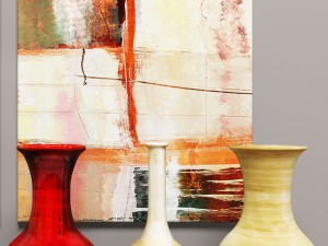 collection vases 3D-Modell