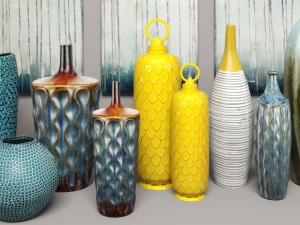 collection vases 3D Модель