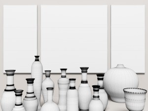 collection vases 3D Модель