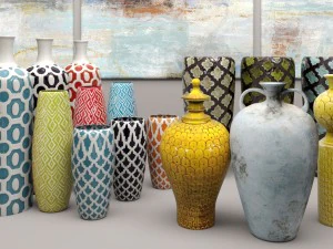 collection vases 3D Model