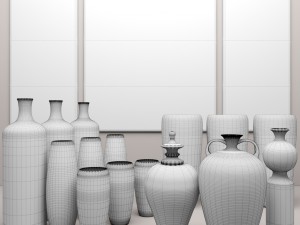 collection vases 3D Модель
