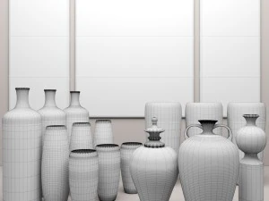 collection vases 3D Model