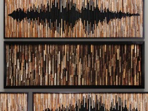 houten muurkunst 3D Model