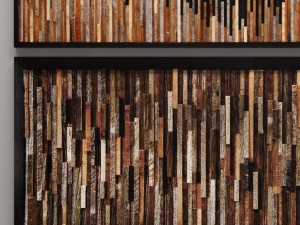 wood wall art Model 3D