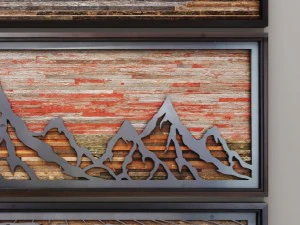 wood wall art 3D Model