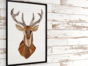 parquet bianco Modello 3D