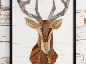 white parquet 3D-Modell
