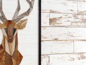 parquet bianco Modello 3D