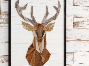 white parquet 3D-Modell