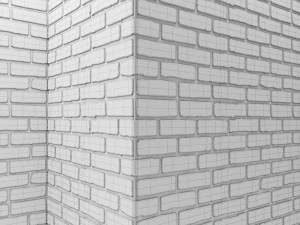 tijolos brancos Modelo 3D