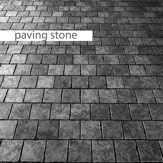 paving stone 3D Model .c4d .max .obj .3ds .fbx .stl .blend 