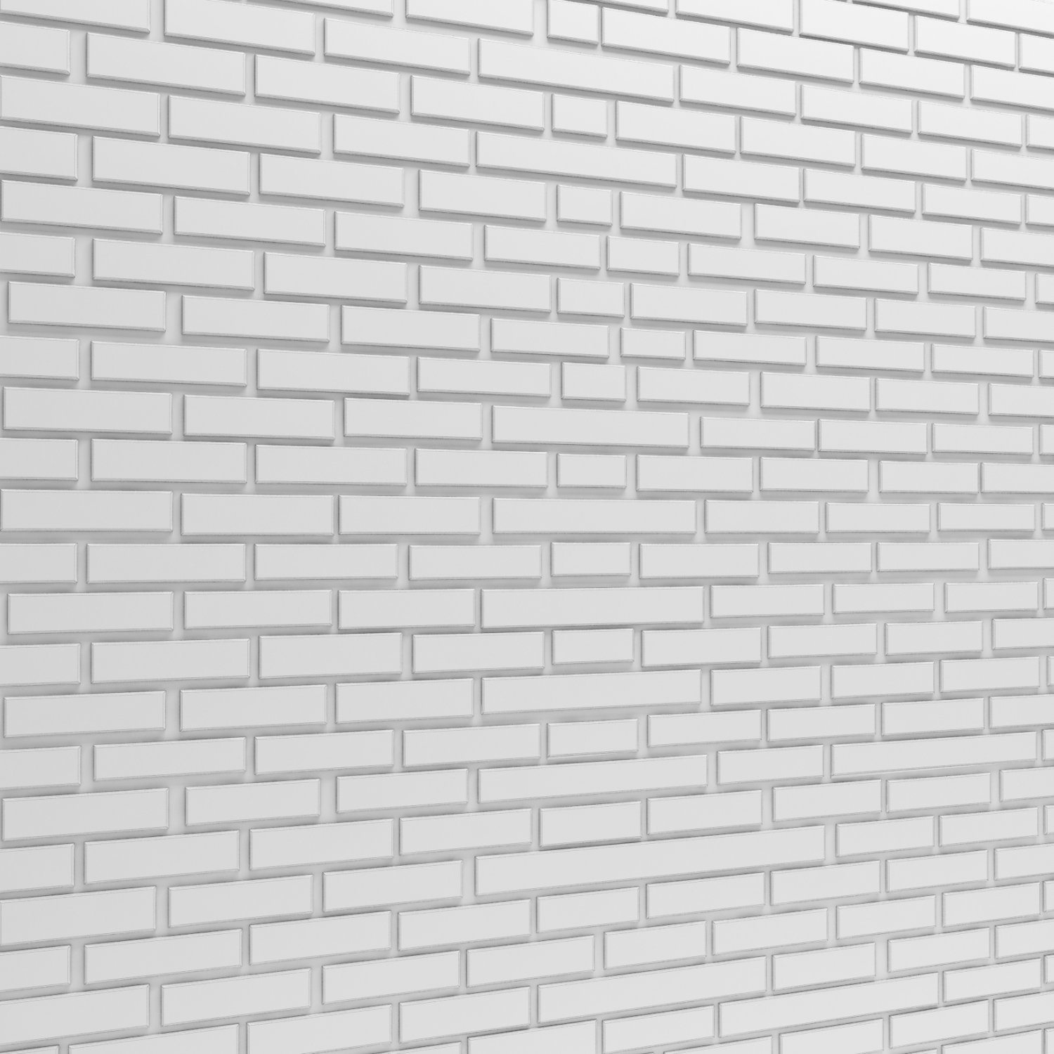 Дом из белого кирпича с черным швом