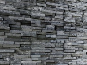 stone slate black 3D Model