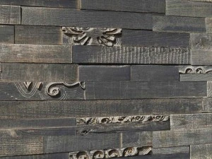 mosaic wood panel planks 3D Model