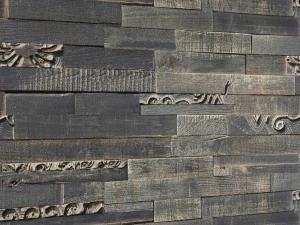 mosaic wood panel planks 3D Model