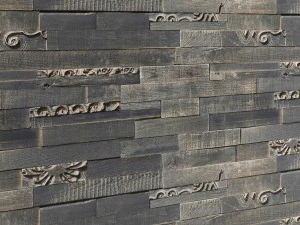 mosaic wood panel planks 3D Model
