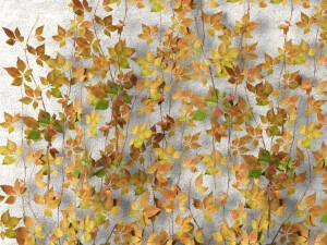 vine leaves wall 3D Model