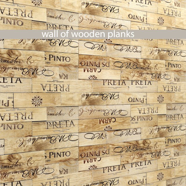 mosaic wood panel planks 3D 모델 .c4d .max .obj .3ds .fbx .stl .blend 