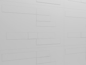 mosaic wood panel planks 3D 모델