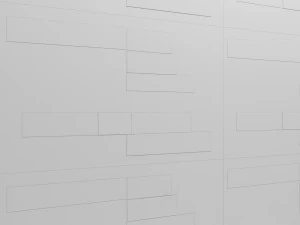 mosaic wood panel planks 3D Model