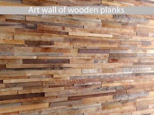 mosaic wood panel planks 3D 모델
