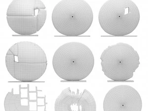kolekcja rzeźb Model 3D