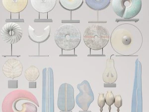 collezione di sculture Modello 3D