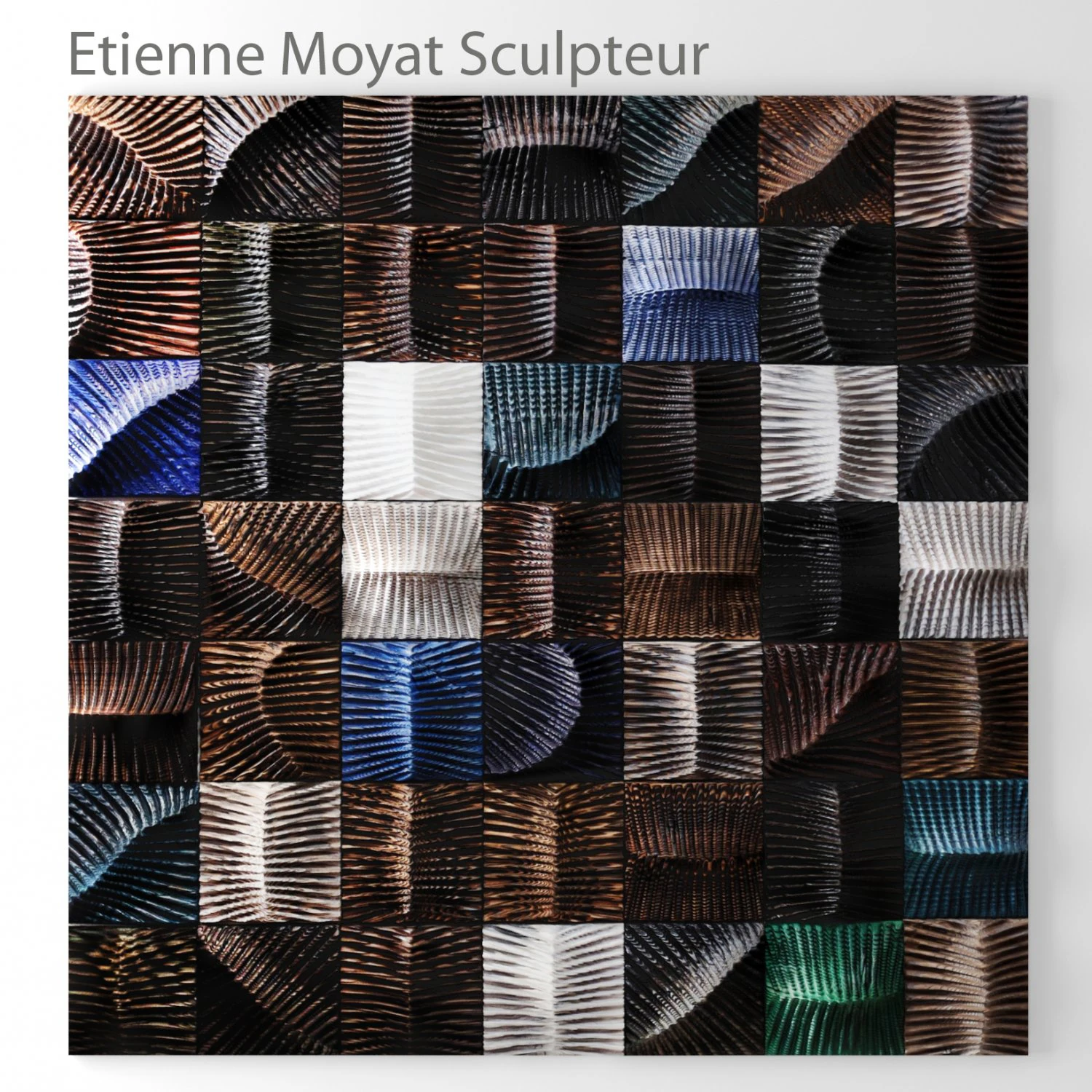 wall art etienne moyat sculpteur 3D Model .c4d .max .obj .3ds .fbx .stl .blend 