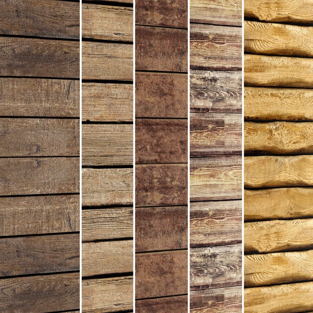 wooden plank collection Modelo 3D .c4d .max .obj .3ds .fbx .stl .blend 