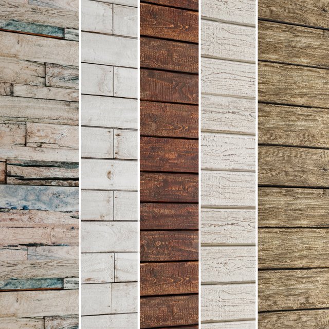 wooden plank collection Model 3D .c4d .max .obj .3ds .fbx .stl .blend 
