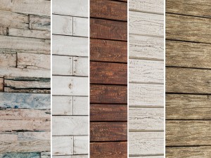 wooden plank collection 3D Model