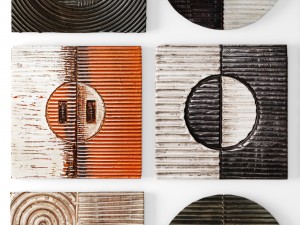 collection wood wall sculpture 3D Модель