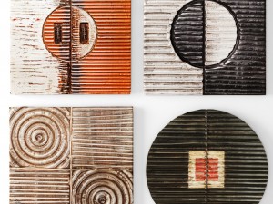collection wood wall sculpture 3D Модель