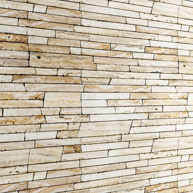 seamless stone wall 3D Model .c4d .max .obj .3ds .fbx .stl .blend 