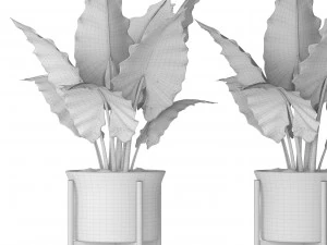 pot tanaman Model 3D