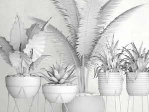 vaso de coleta de plantas Modelo 3D