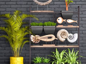 decorative set Model 3D