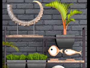 decorative set 3D Модель