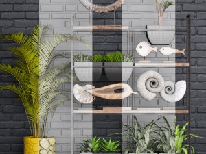 decorative set 3D Модель