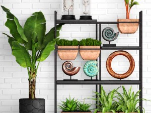 set dekoratif Model 3D