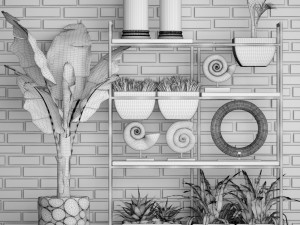 decorative set 3D Модель
