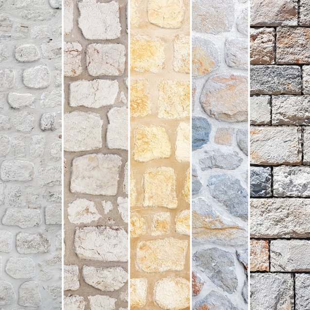 collection of stone slate Modello 3D .c4d .max .obj .3ds .fbx .stl .blend 