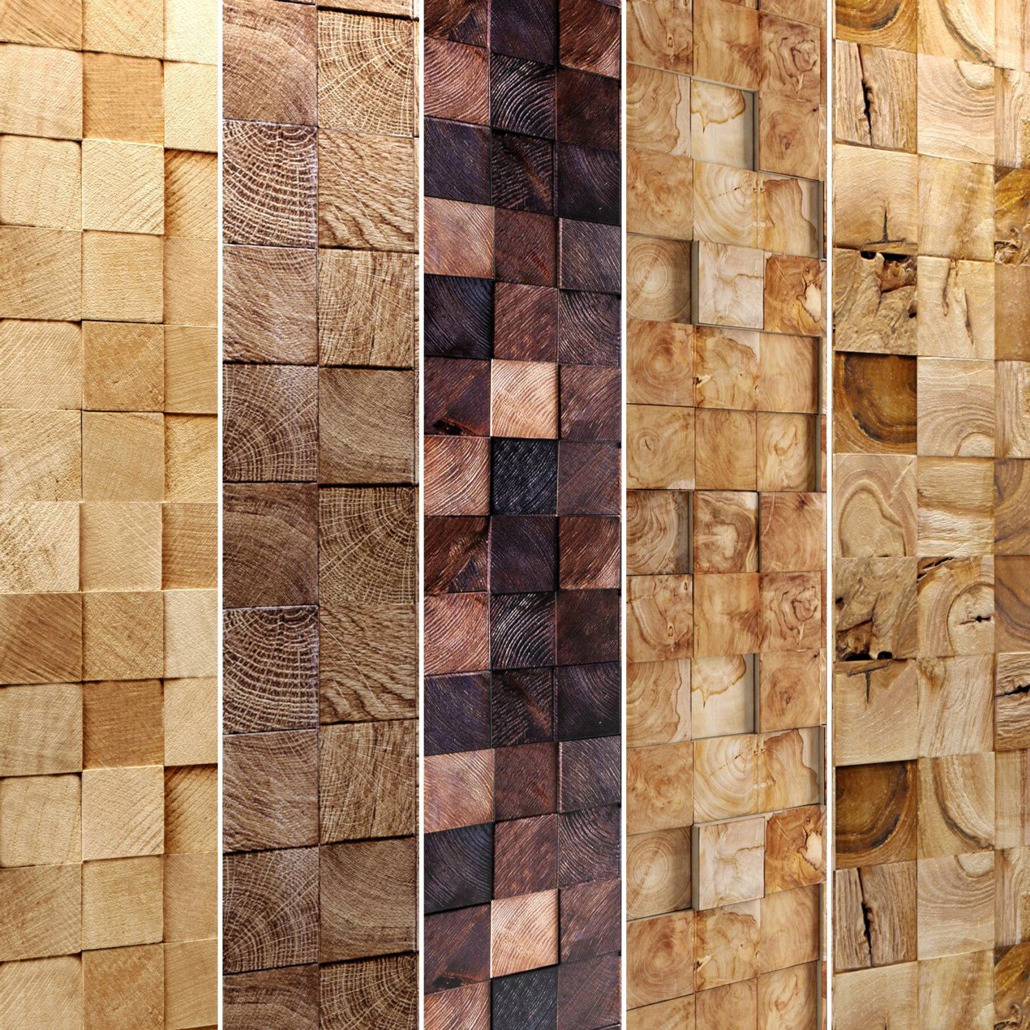 wooden mosaic collection 3D Model .c4d .max .obj .3ds .fbx .stl .blend 
