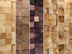 wooden mosaic collection 3D 모델